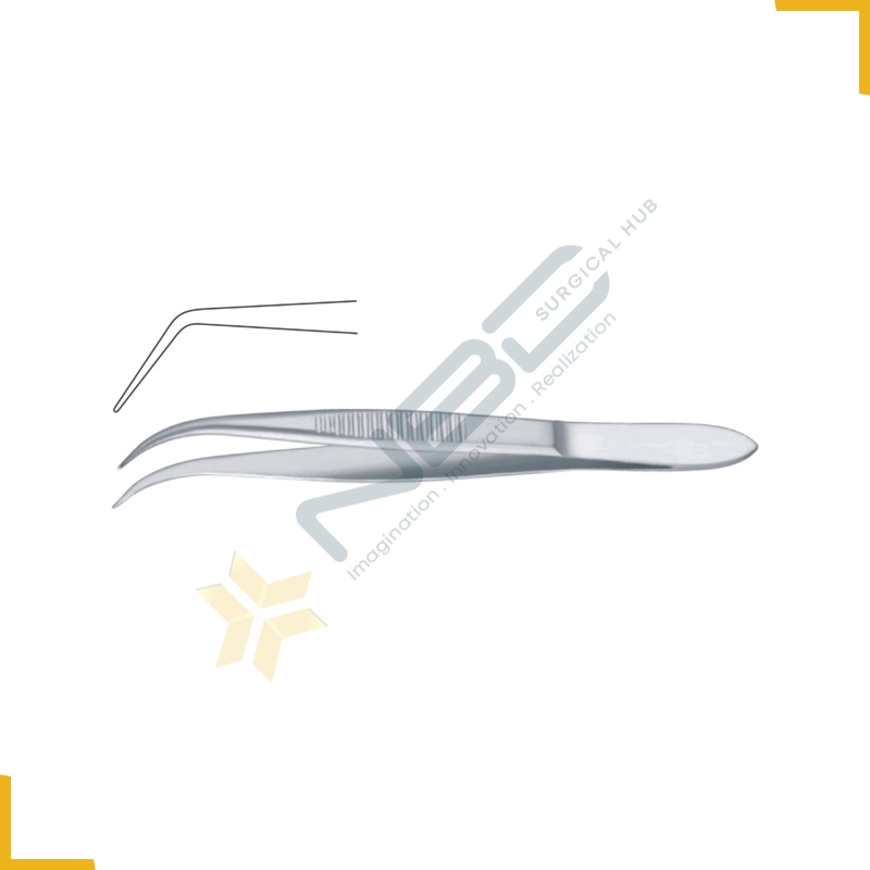 Splinter Forcep Angled - Smooth Jaws