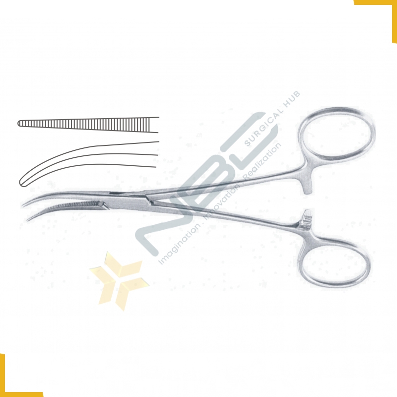 Dandy Haemostatic Forcep Laterally Curved