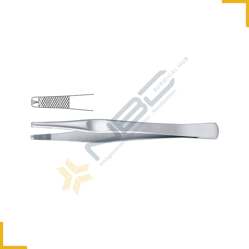 Lane Dissecting Forcep 1 x 2 Teeth