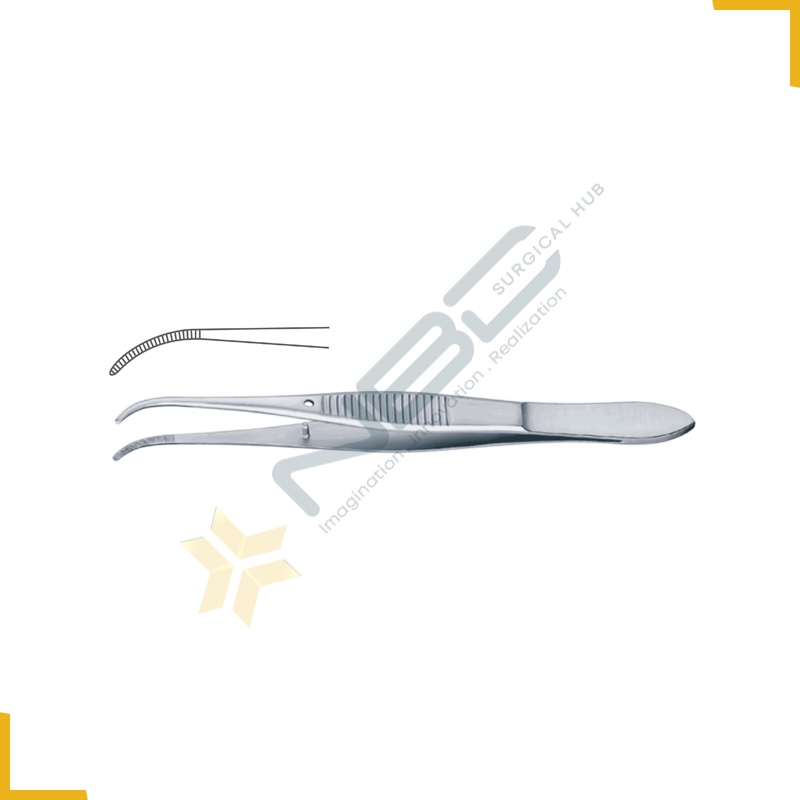 Graefe Eye Dressing Forcep Gently Curved