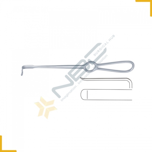 Obwegeser Soft Tissue Retractor Bent Upwards