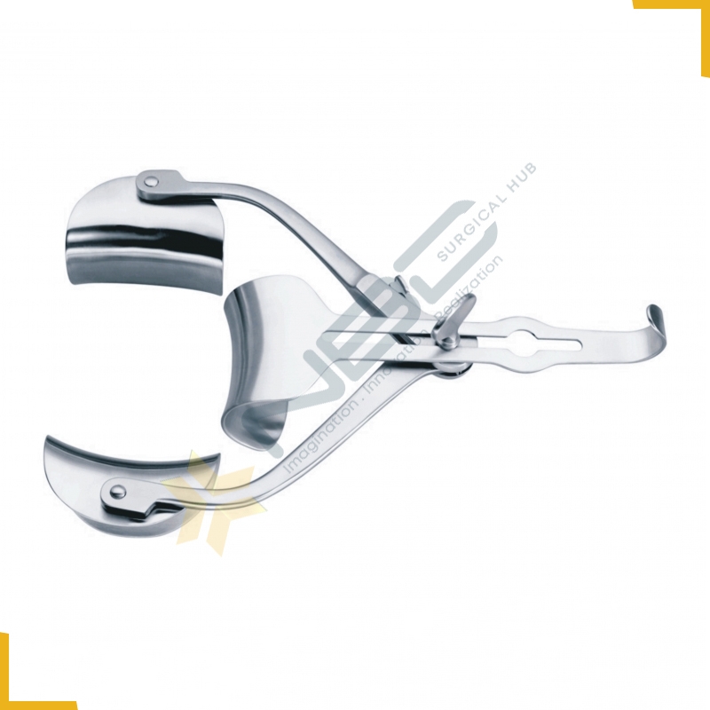 Ricard Retractor Complete With Central Blade Ref:- RT-830-02 and 1 Pair of Lateral Blaades Ref: - RT