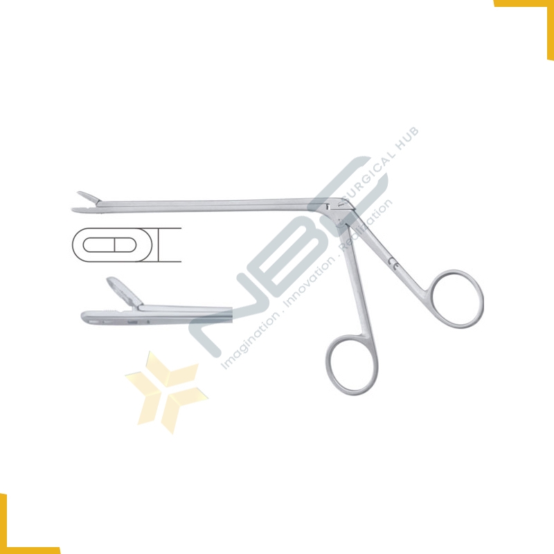 Laminectomy Rongeur Straight - Fenestrated and Serrated Jaws