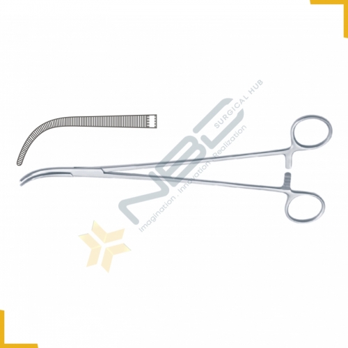 Overholt Dissecting and Ligature Forcep Curved