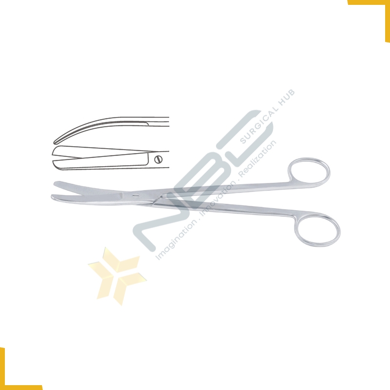 Sims Gynecological Scissor Curved