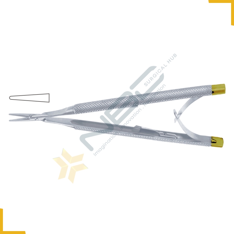 Diam-n-Dustâ„¢ Castroviejo Micro Needle Holder Straight - With Lock