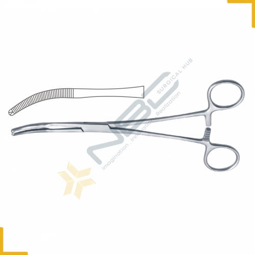 Mikulicz Peritoneum Forcep Curved - 1 x 2 Teeth