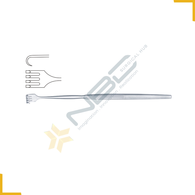 Wound Retractor 4 Blunt Prongs