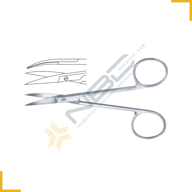 Cottle Massing Plastic Surgery Scissor Curved Sharp Tips