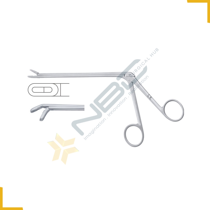 Laminectomy Rongeur Down - Fenestrated and Serrated Jaws