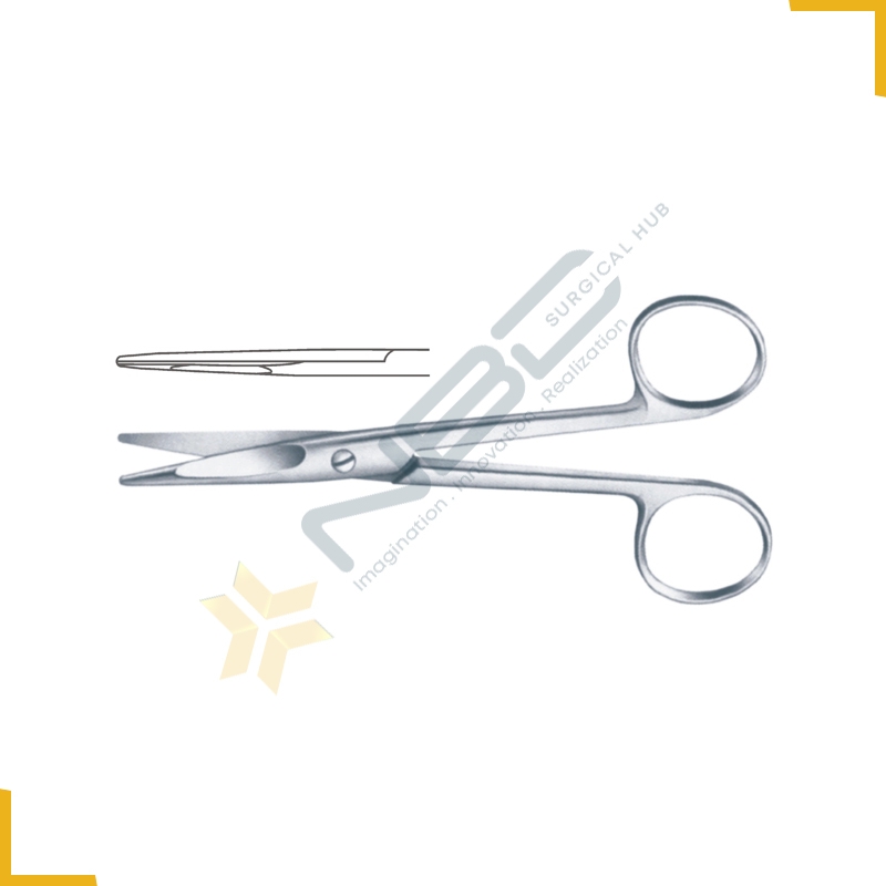 Mayo-Stille Dissecting Scissor Straight With Chamfered Blades