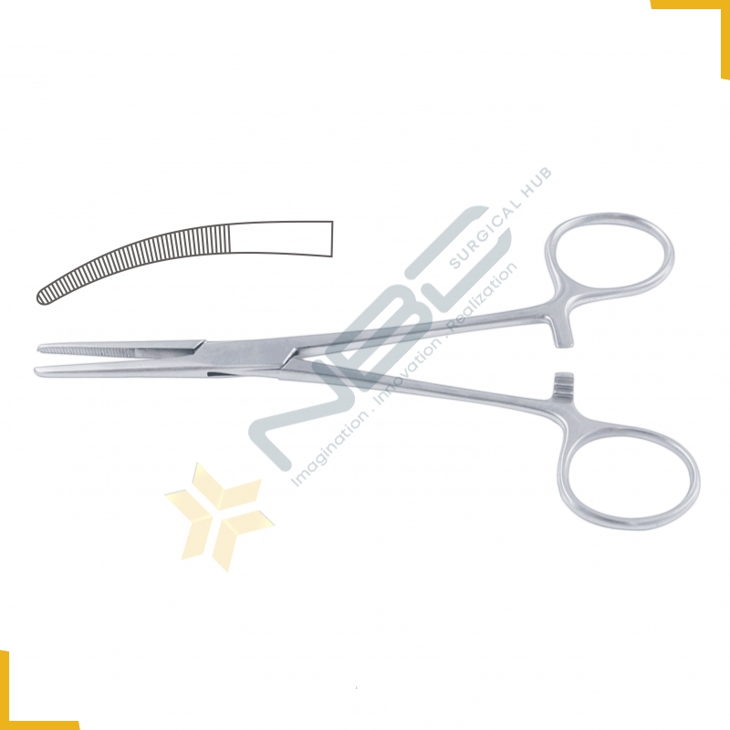 Kelly Haemostatic Forcep Curved