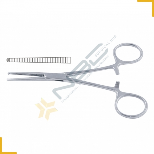 Kocher-Nippon Haemostatic Forcep Straight - 1 x 2 Teeth