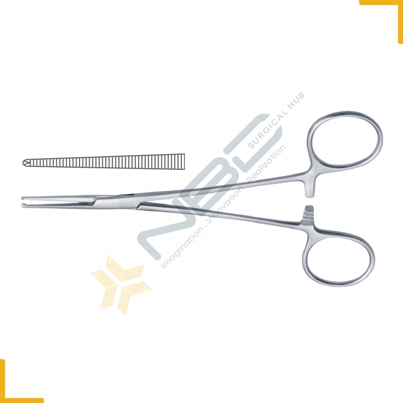 Leriche Haemostatic Forcep Straight - 1 x 2 Teeth