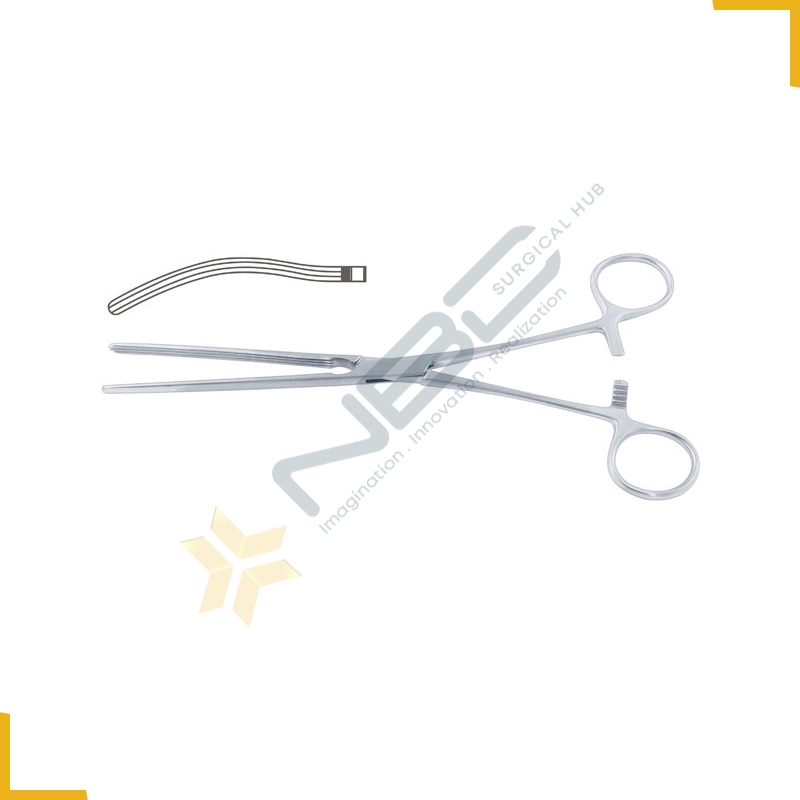 Kocher-Baby Intestinal Clamp Curved