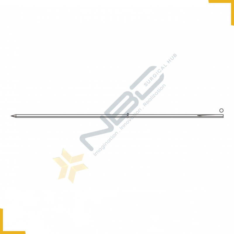 Kirschner Wire Drill Trocar Pointed - Flat End