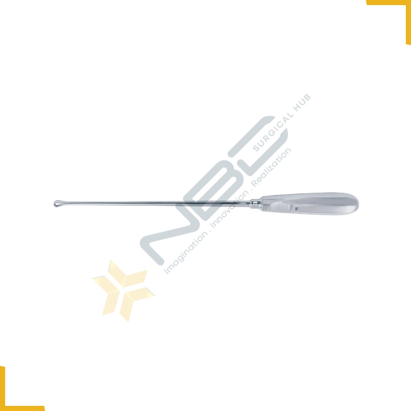 Sims Uterine Curette Blunt - Malleable