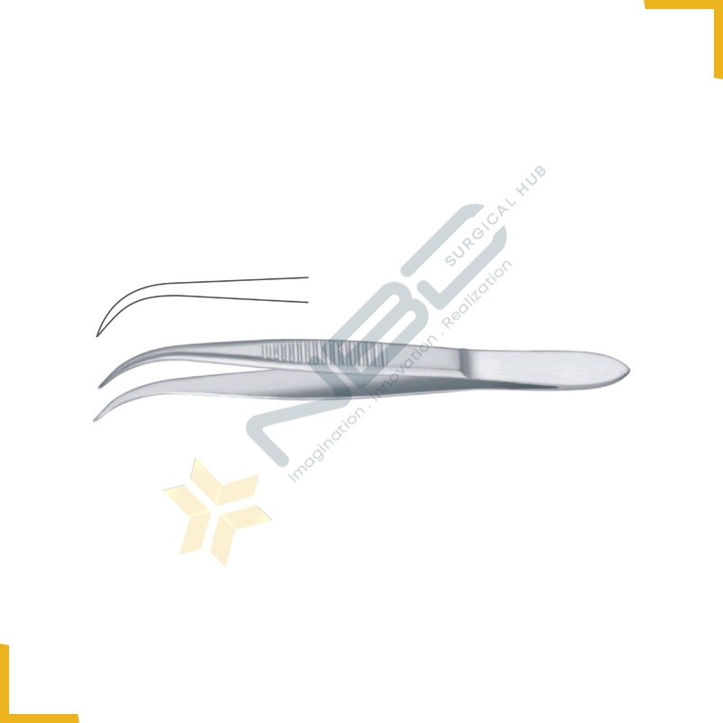 Splinter Forcep Curved - Smooth Jaws