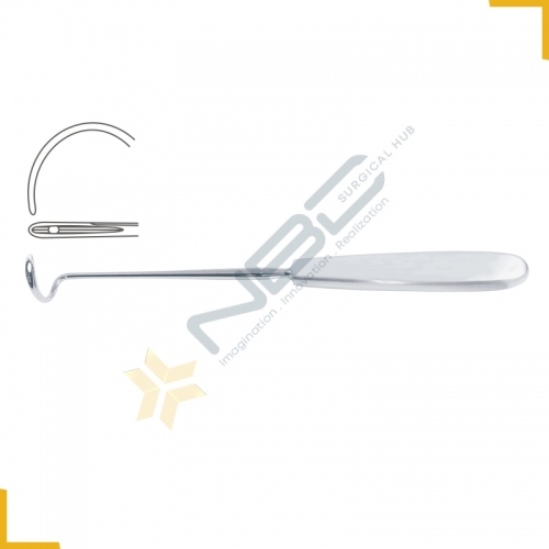 Deschamps Ligature Needle Blunt for Right Hand Medium