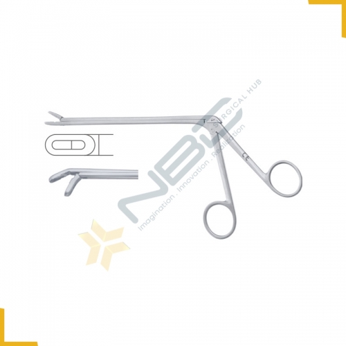 Laminectomy Rongeur Down - Fenestrated And Serrated Jaws