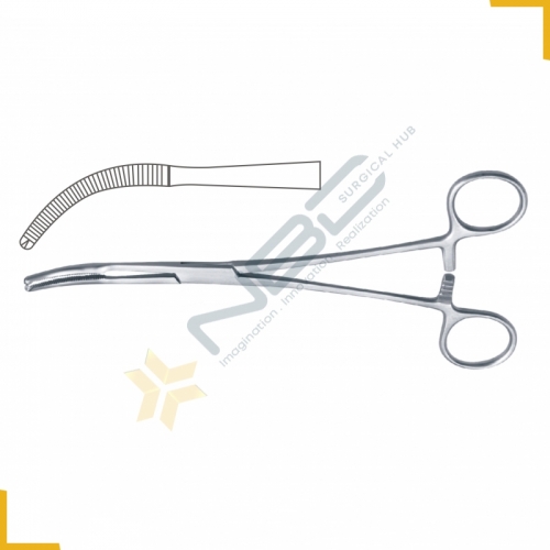 Mikulicz Peritoneum Forcep Curved - 1 x 2 Teeth