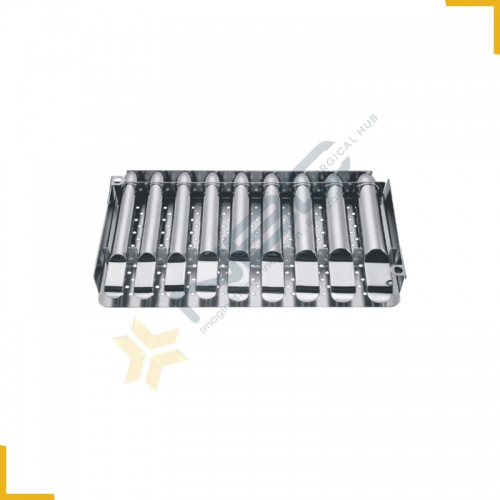 Hegar Uterine Dilators Set of 14 Ref:- GY-405-04 to GY-405-17 Without Case Brass - Chrome Plated 