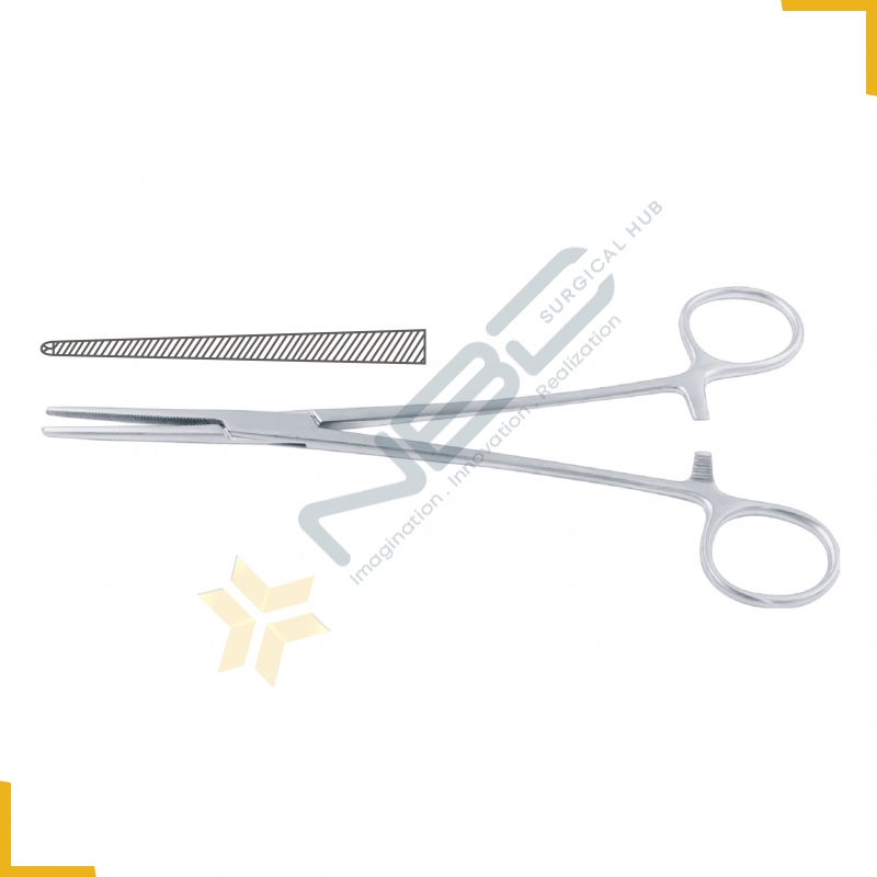 Bengolea Haemostatic Forcep Straight - 1 x 2 Teeth