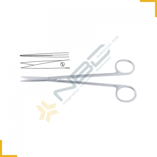 Metzenbaum-Nelson Dissecting Scissor Straight Sharp Tips