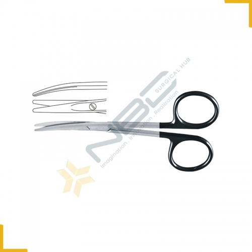 Supercut Strabismus Scissor Curved