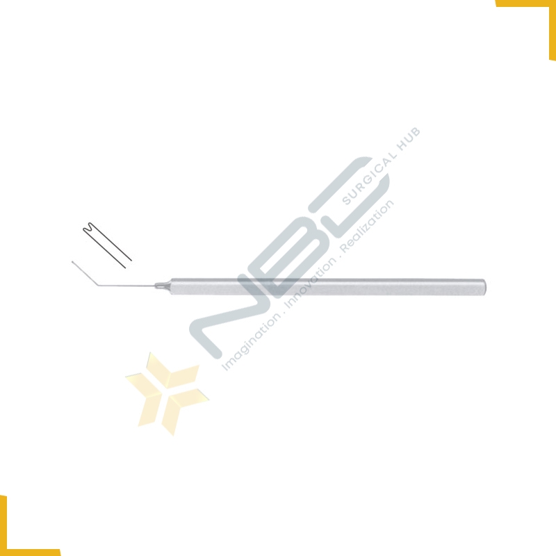 Clayman Nucleus Rotator With V-Notched Tip