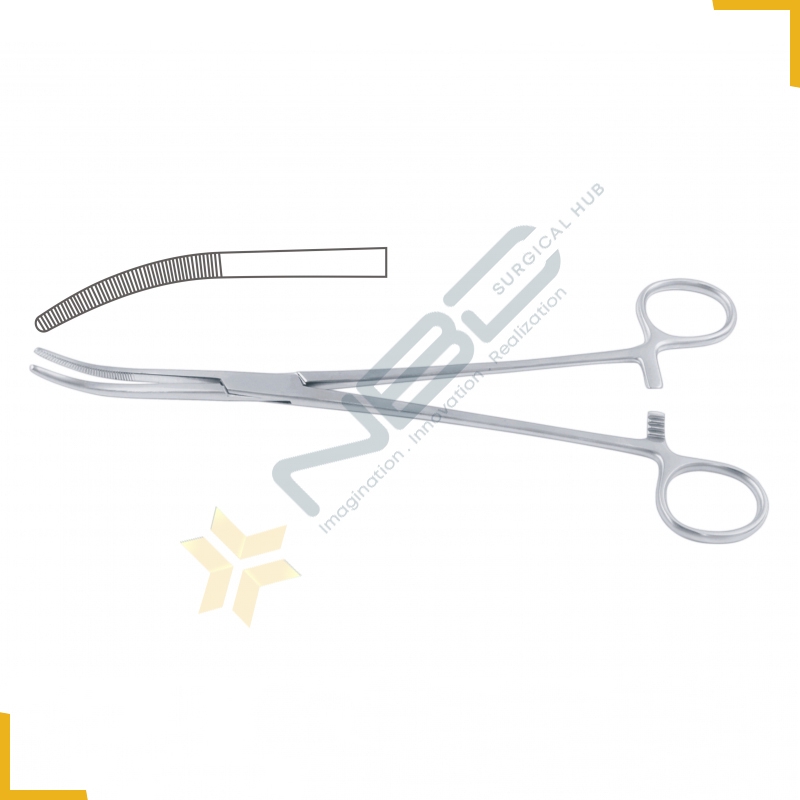 Rumel Dissecting and Ligature Forcep Curved