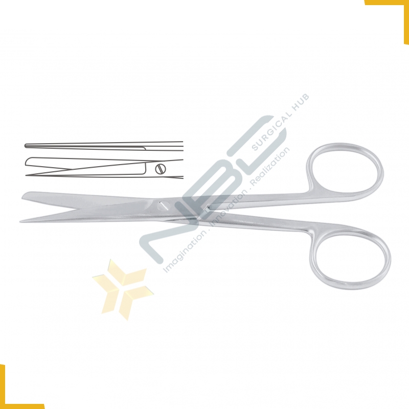 Operating Scissor Slim Profile Straight Sharp / Blunt