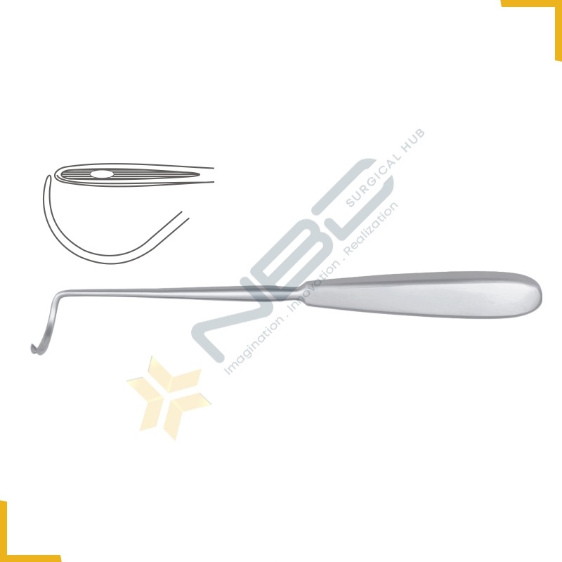 Deschamps Ligature Needle Blunt for Left Hand