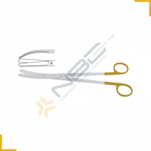 TC Sims Uterine Scissor Curved