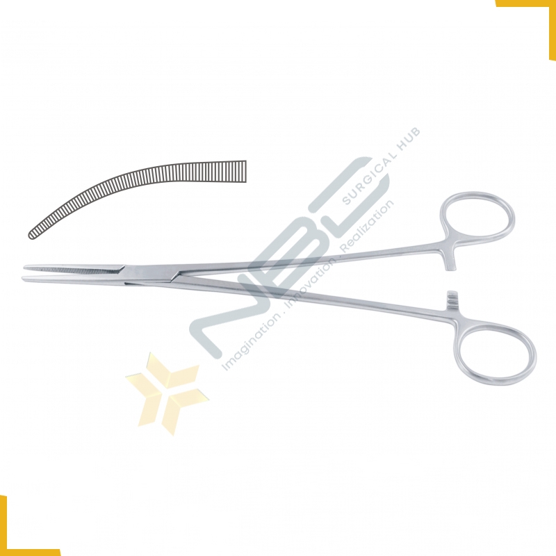 Heiss Haemostatic Forcep Gently Curved