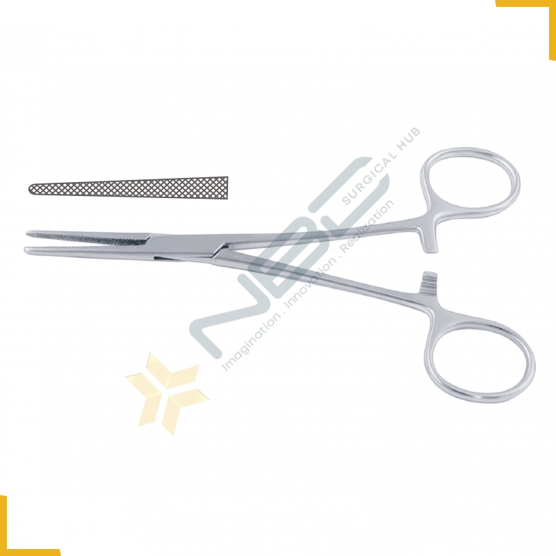 Lovelace Haemostatic Forcep Straight - Cross Serrated