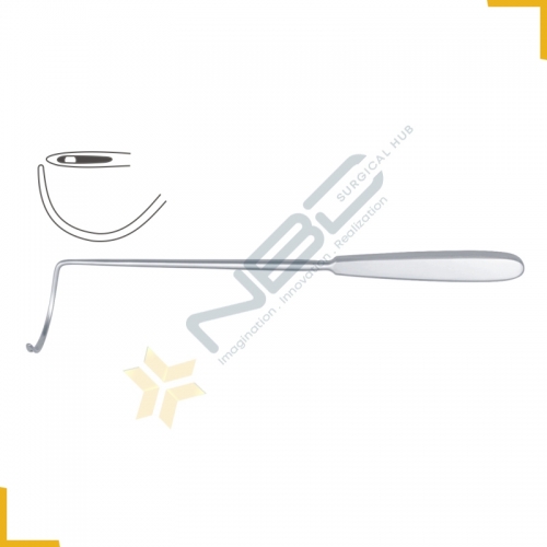 Deschamps Ligature Needle Sharp for Left Hand Small