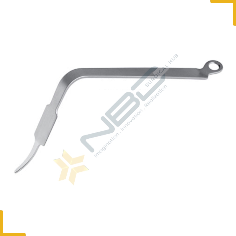 Bent Hohmann Retractor Narrow With Extra Long Handle