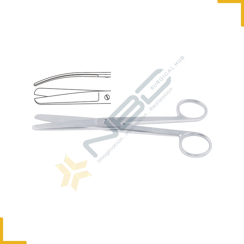 Doyen Gynecological Scissor Curved