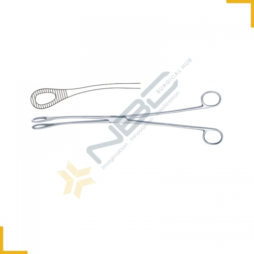 Kelly Uterine Polypus Forcep With Ratchet