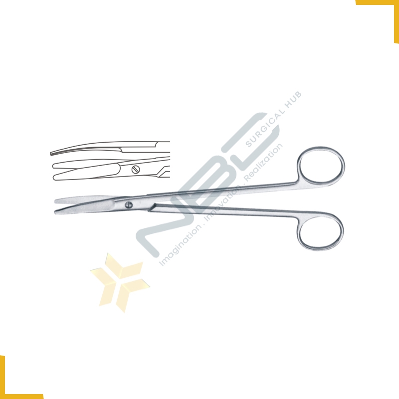 Cooley Vascular Scissor Curved