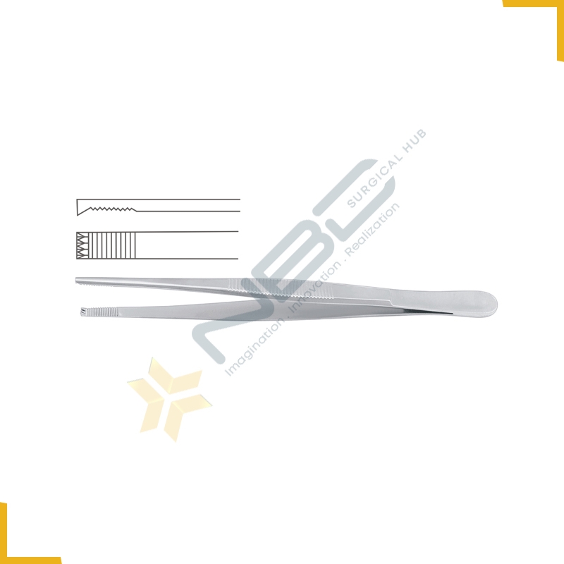 Adlerkreutz Dissecting Forcep 4 x 5 Teeth