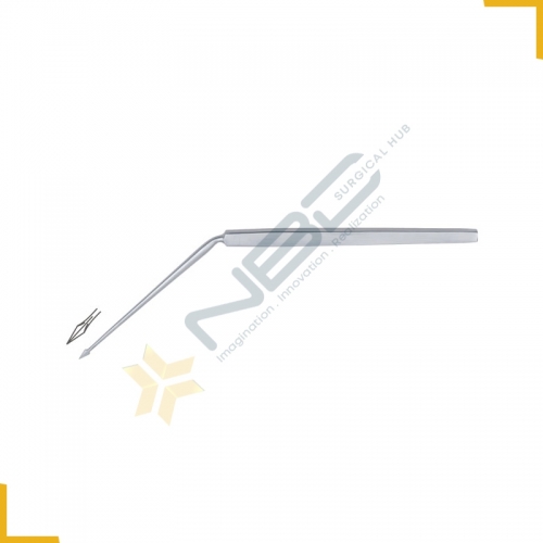 Politzer Tympanum Needle Needle Horizontal