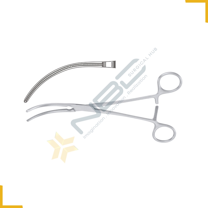 Potts Atrauma Anastomosis Clamp Slightly Curved