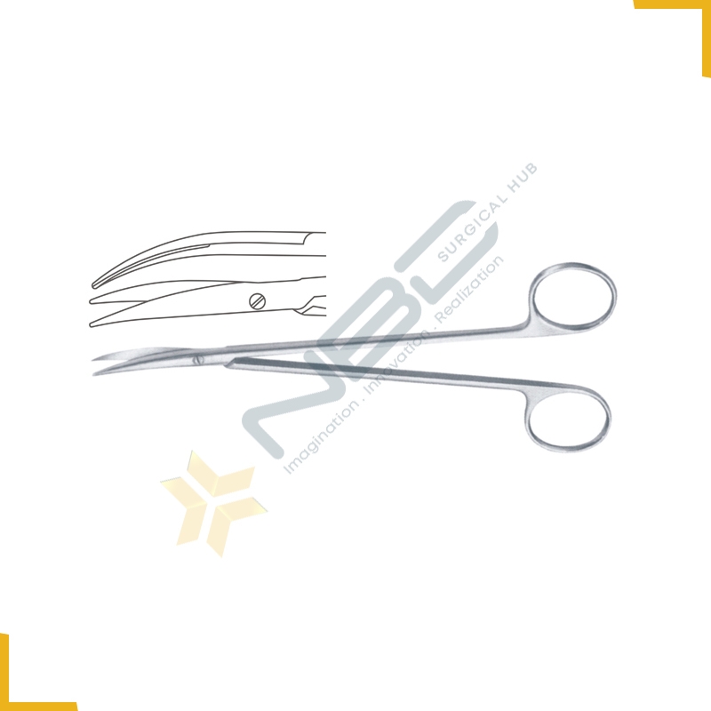 DeBakey Arteriotomy Scissor Curved