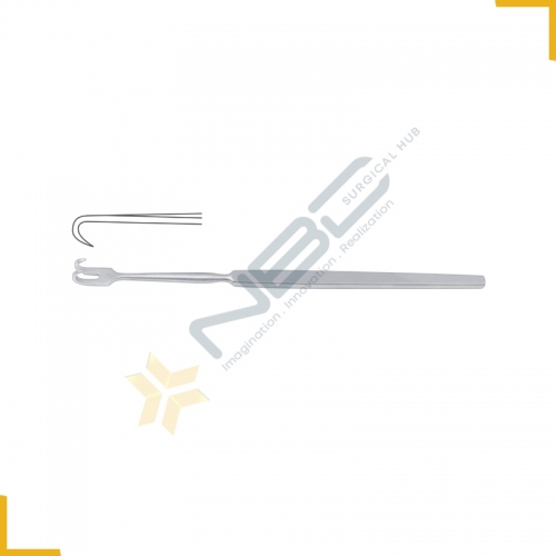 Wound Retractor 2 Sharp Prongs - Small Curve