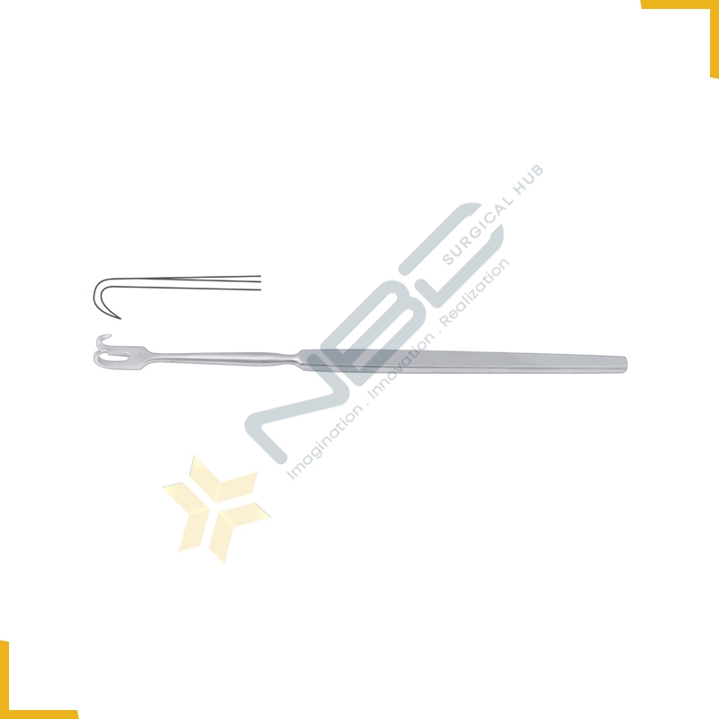 Wound Retractor 2 Sharp Prongs - Small Curve