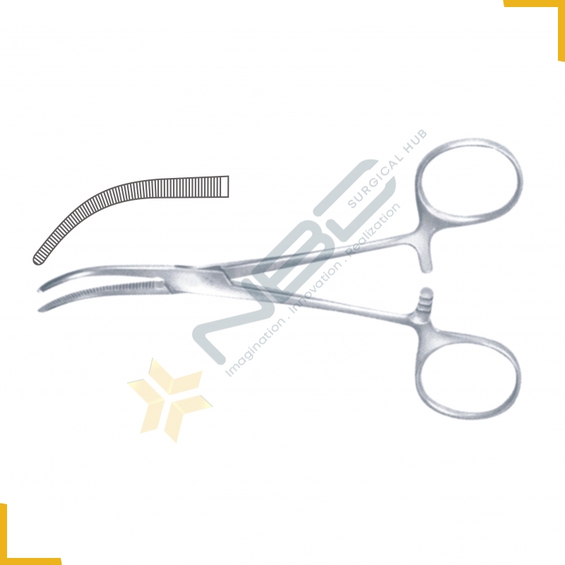 Overholt-Baby Dissecting and Ligature Forcep Curved