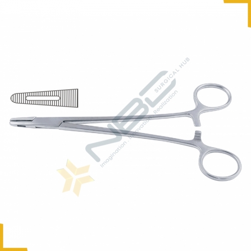 Adson Needle Holder One Fenestrated Jaw