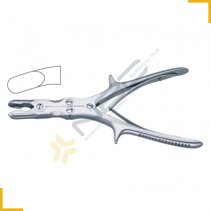 Stille-Luer Bone Rongeur Curved - Compound Action